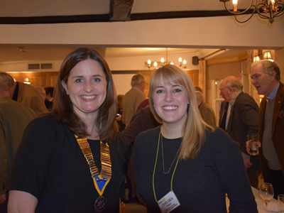 Chelsea Phipps with President Tennille Chelsea Phipps with President Tennille