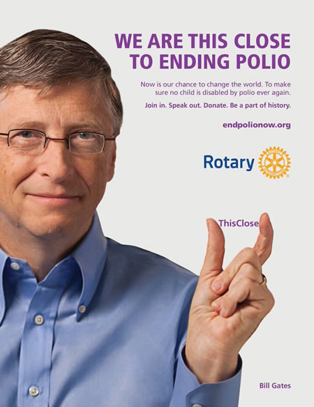 We are THIS CLOSE to ending Polio