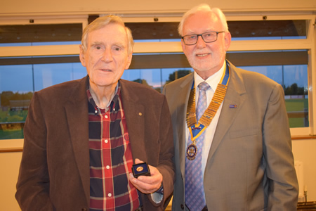 Vic Knowles & President Roger Vic Knowles & President Roger